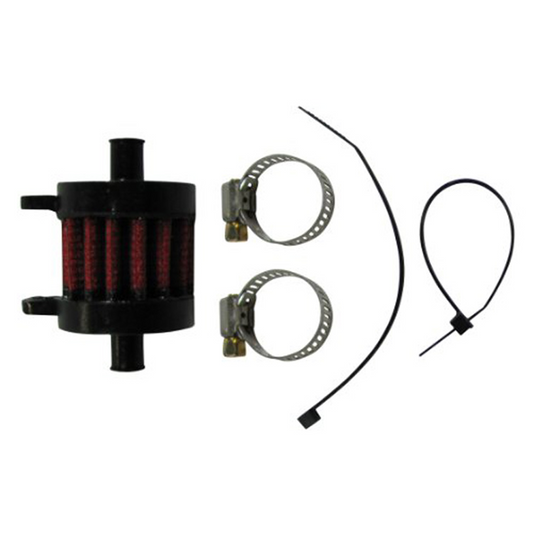 Uni Breather Filter, 1 1/2" O.d. X 1 1/2" Length.dual 1/4" Inl - UP-220 - Image 2