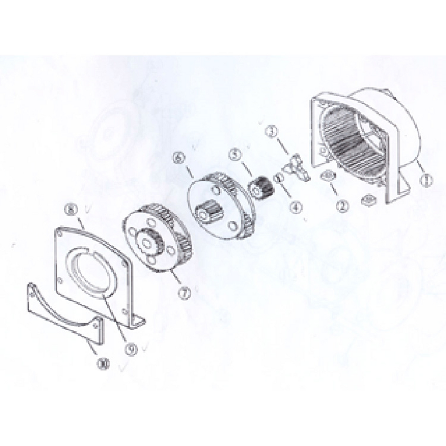 Gear Kit For 3000 Lb. Winch - AC-12003K