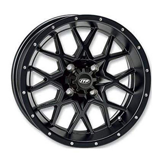Itp Hurricane Wheel 12X7 Matteblack (12RB113BX) - 1228630536B