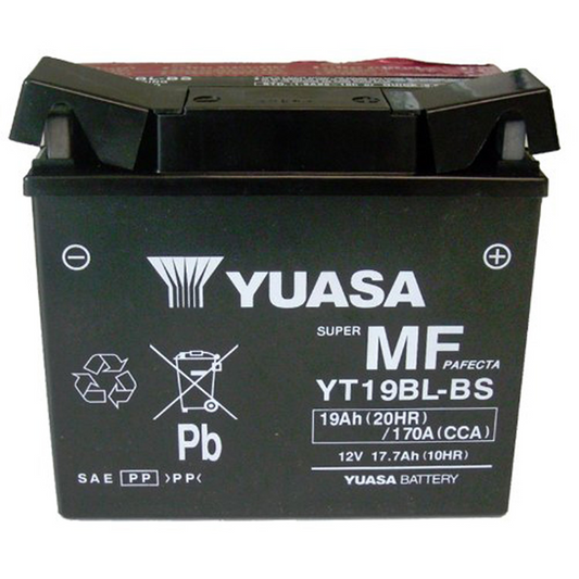 Yuasa YT19BL-BS , Maintenance Free - YUAM6219BL