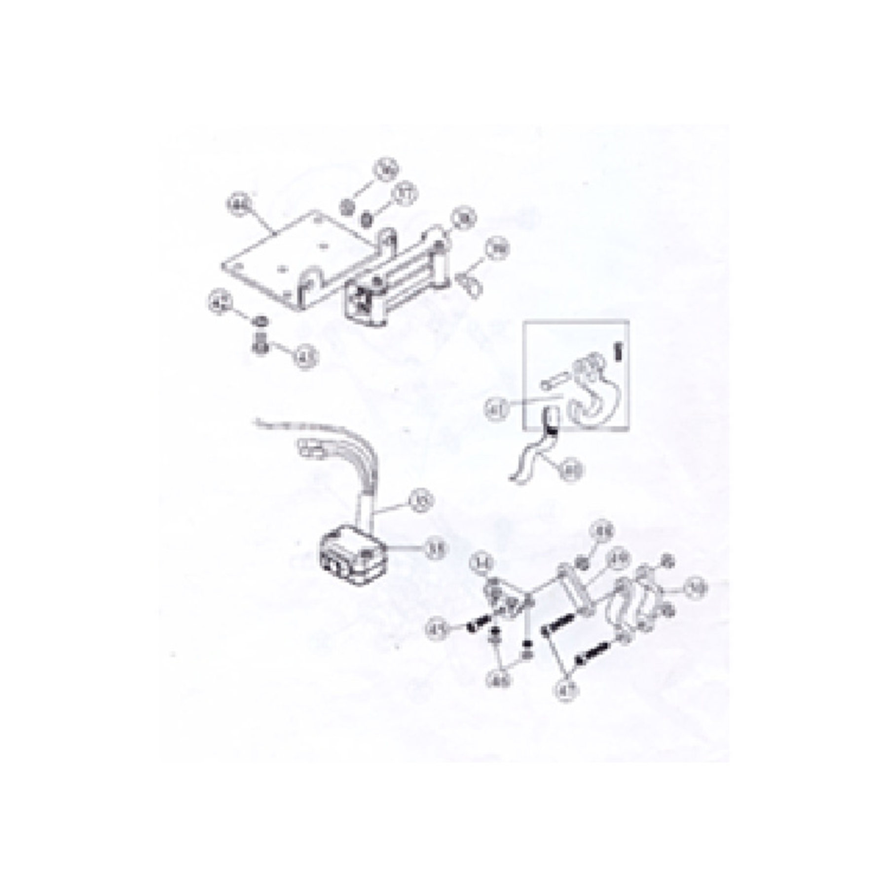 Fairlead Mounting Plate For 6212002 Winch - AC-12002O