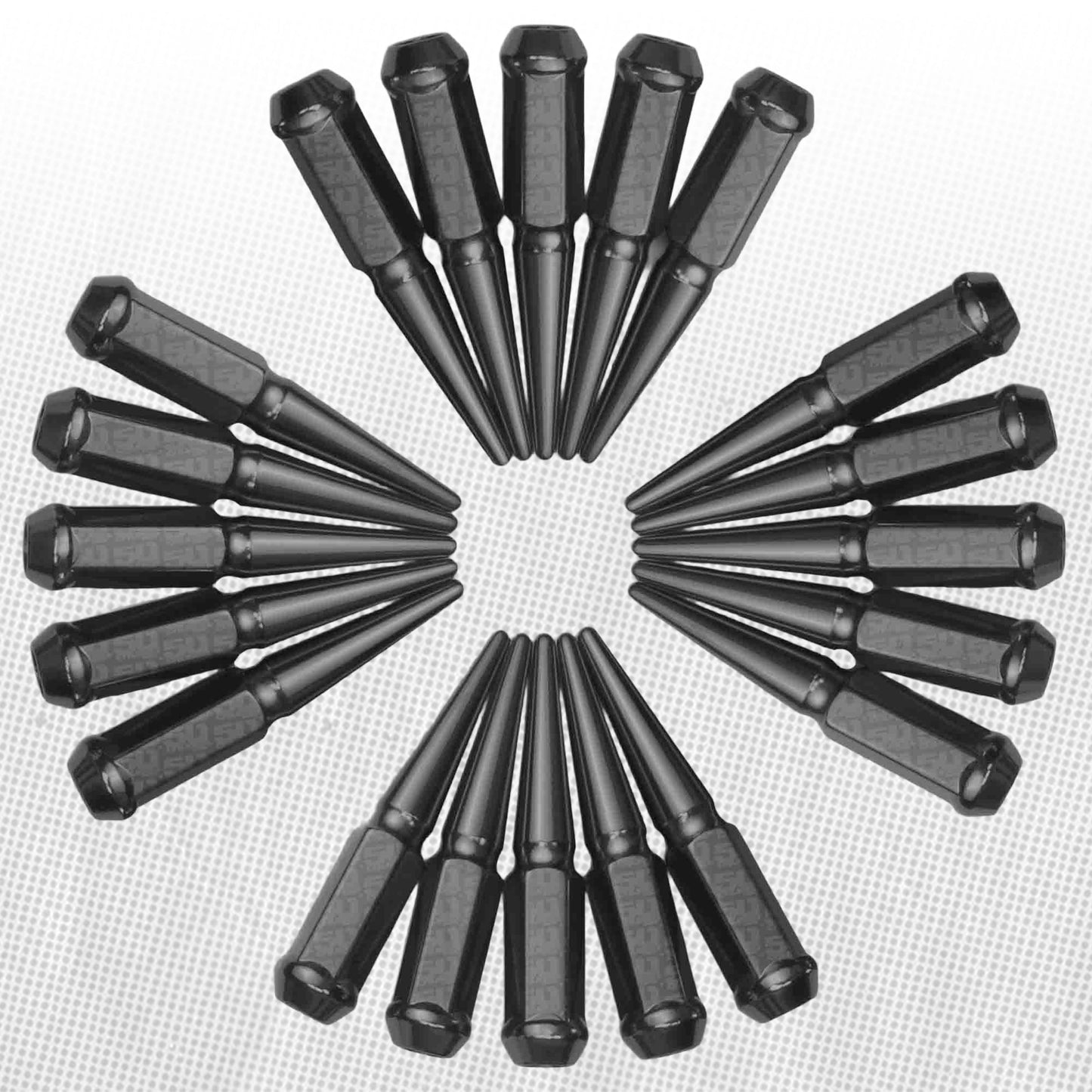 1/2 Inch Extended Spike Lug Nuts - 60 Degree Taper Seat