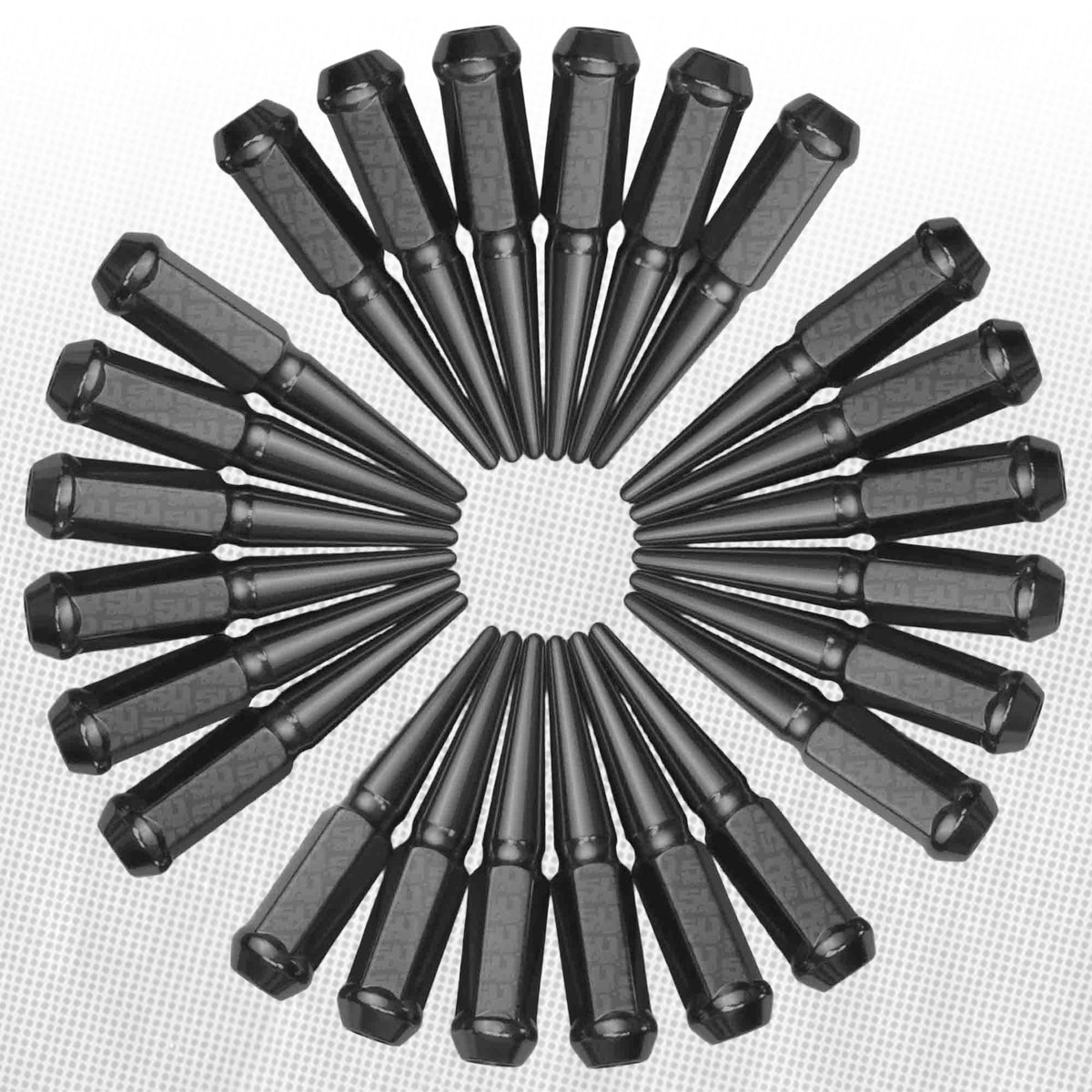 12x1.5mm Extended Spike Lug Nuts - 60 Degree Taper Seat