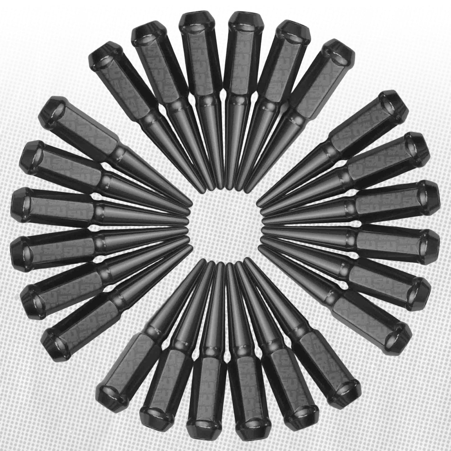 3/8-24 Extended Spike Lug Nuts - 60 Degree Taper Seat