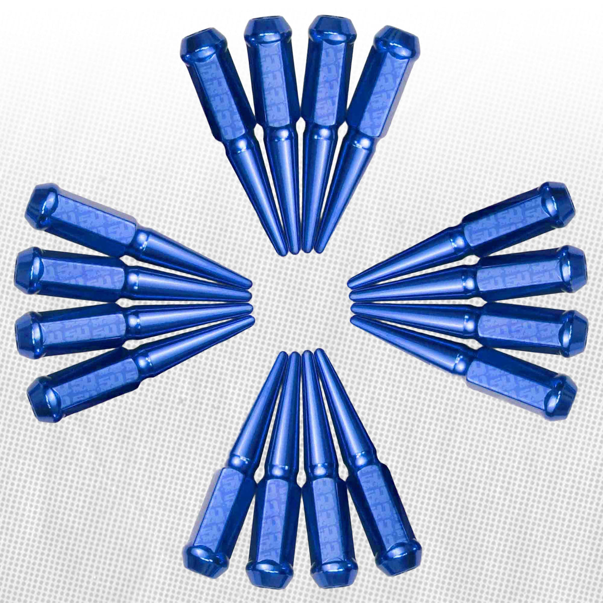 12x1.25mm Extended Spike Lug Nuts - 60 Degree Taper Seat