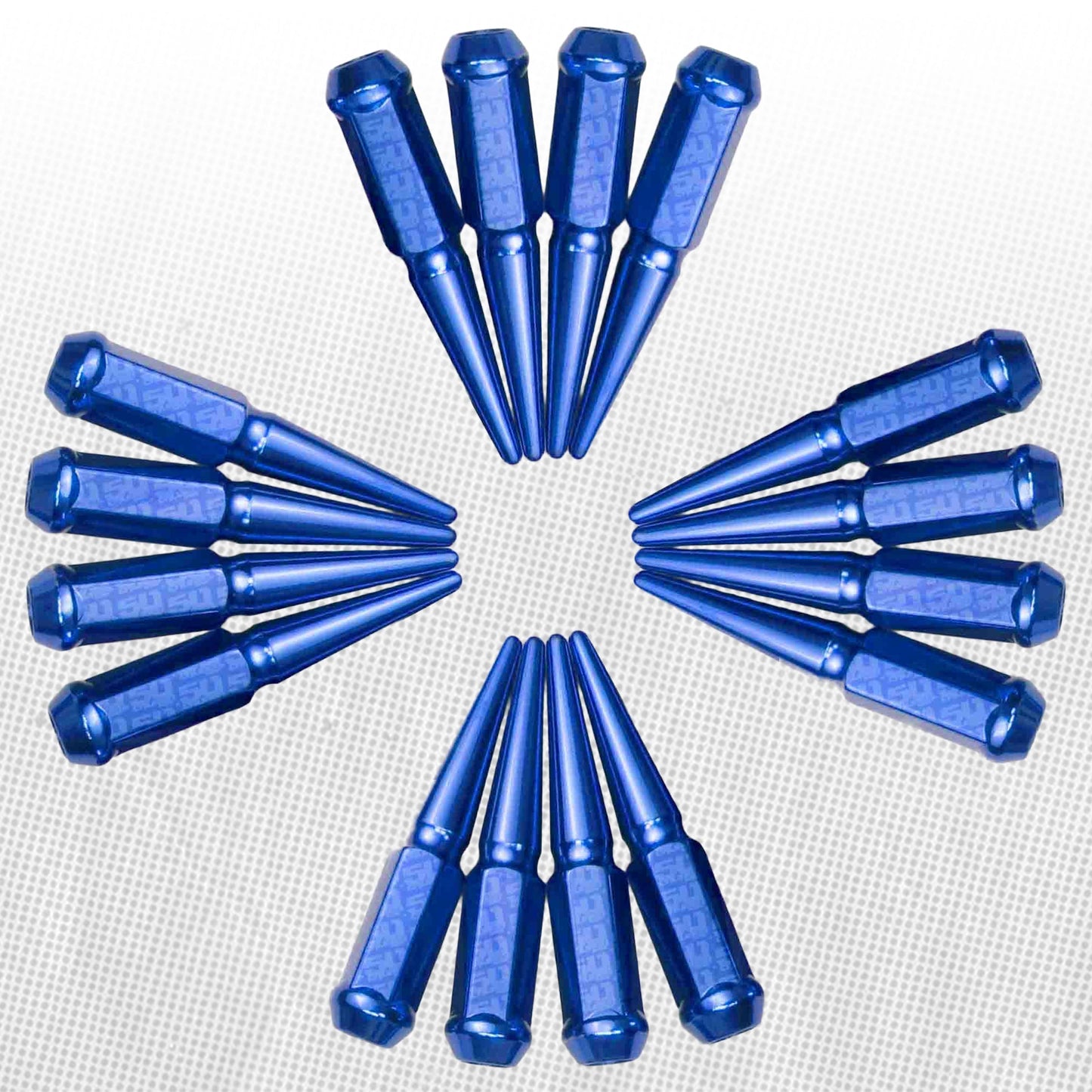 12x1.5mm Extended Spike Lug Nuts - 60 Degree Taper Seat