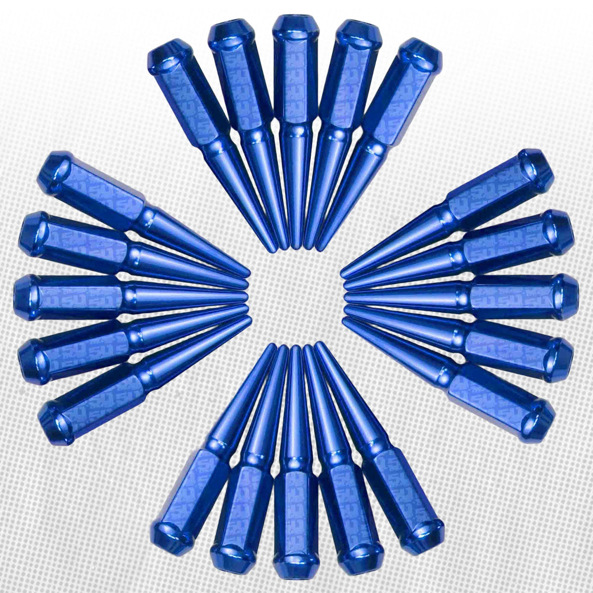 12x1.5mm Extended Spike Lug Nuts - 60 Degree Taper Seat