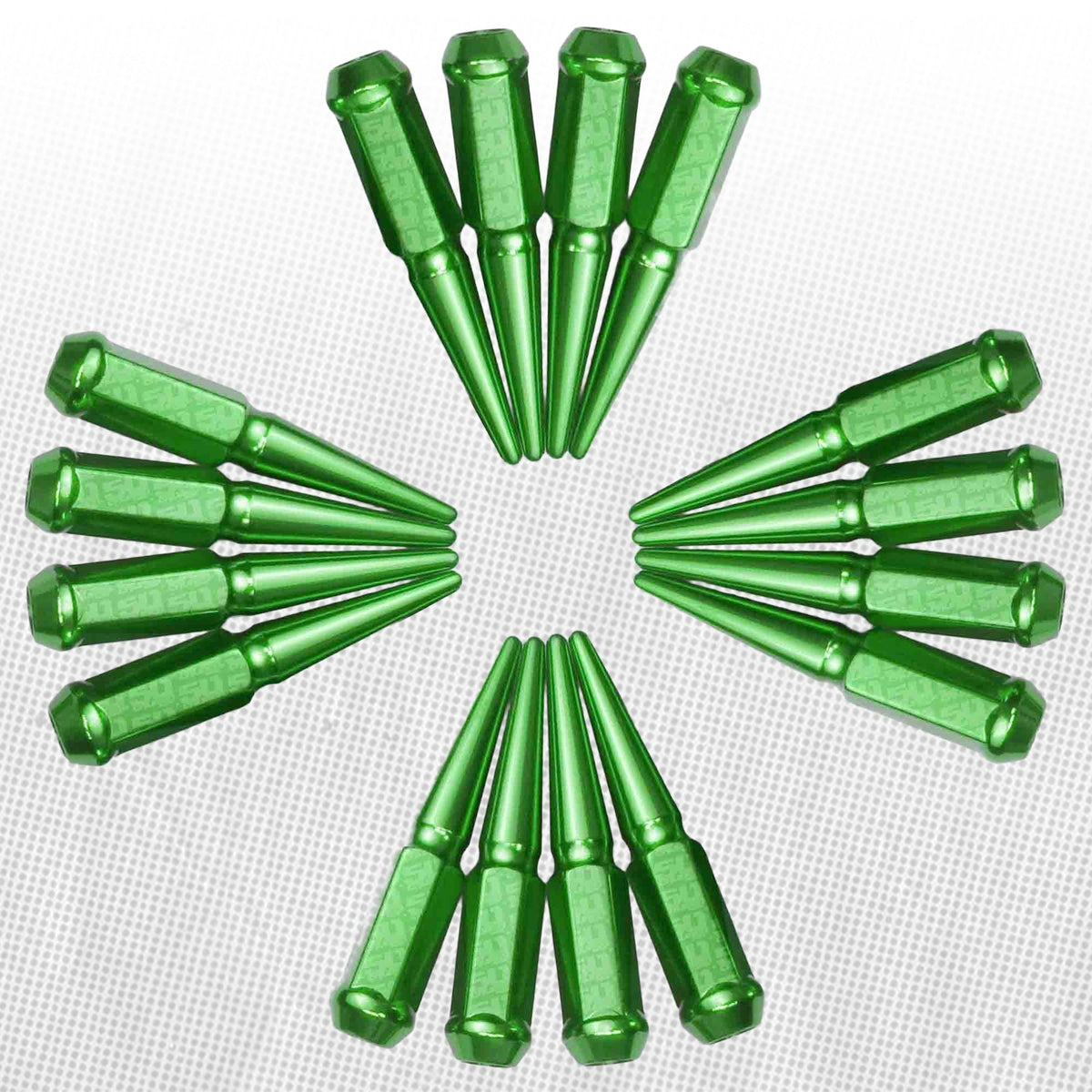 1/2 Inch Extended Spike Lug Nuts - 60 Degree Taper Seat