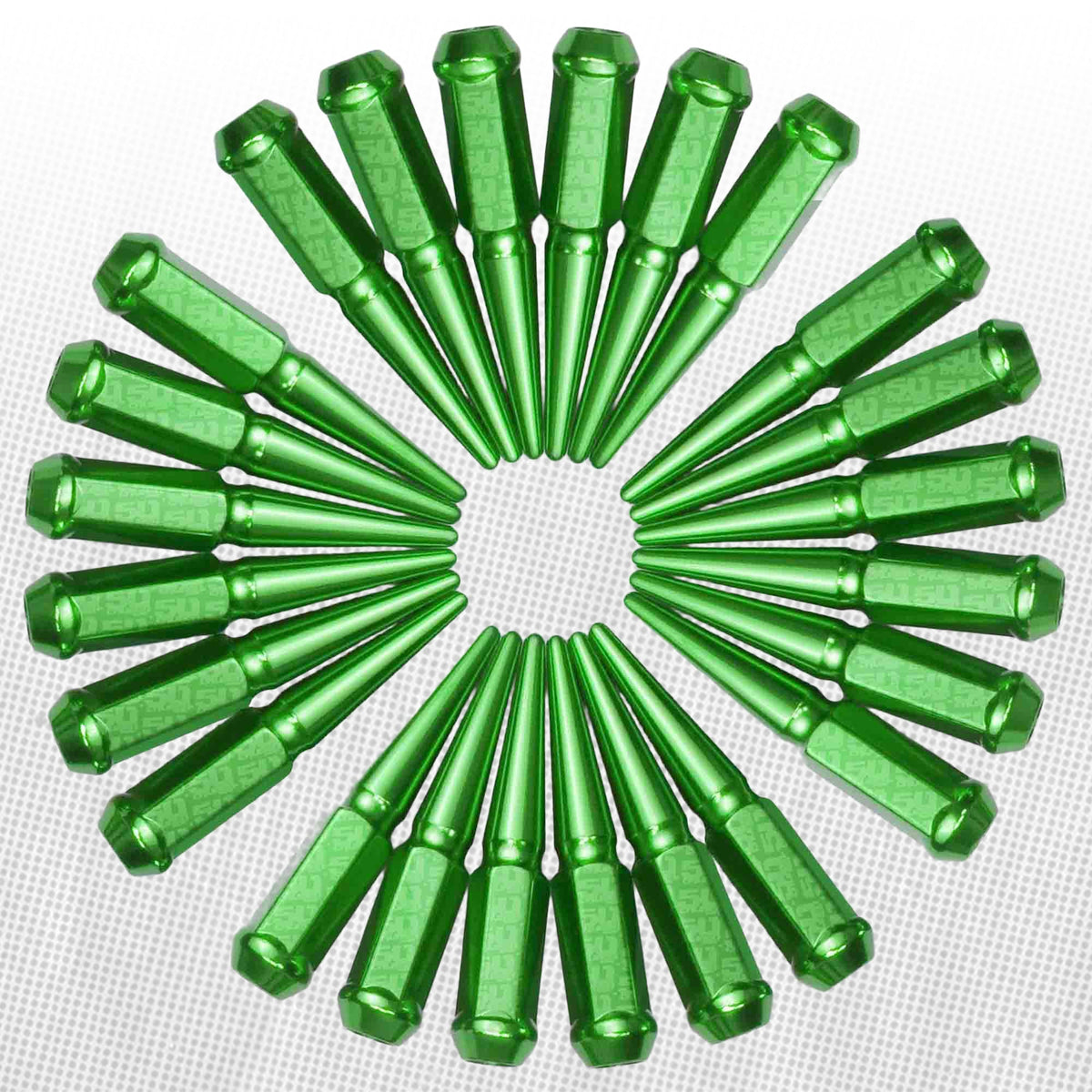 1/2 Inch Extended Spike Lug Nuts - 60 Degree Taper Seat