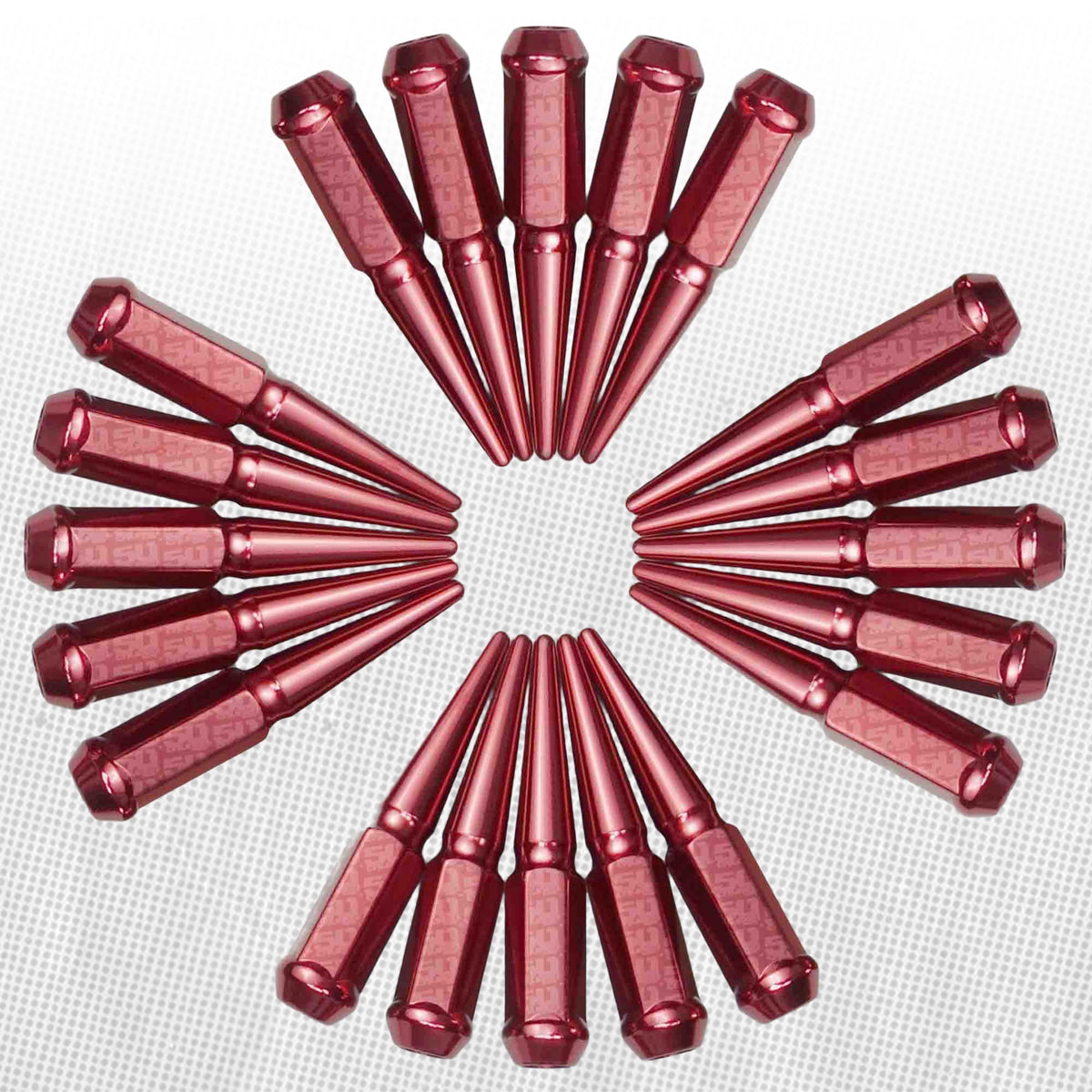 14x2.0mm Extended Spike Lug Nuts - 60 Degree Taper Seat