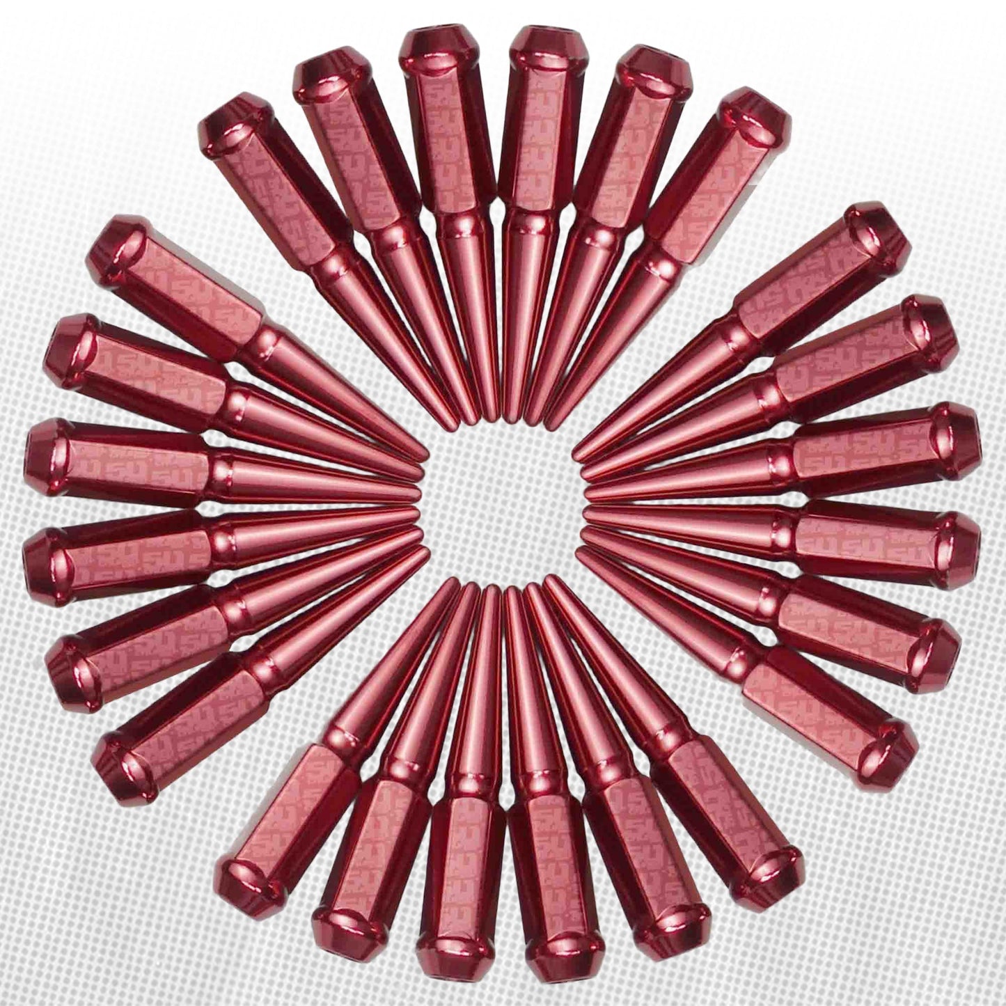 12x1.5mm Extended Spike Lug Nuts - 60 Degree Taper Seat