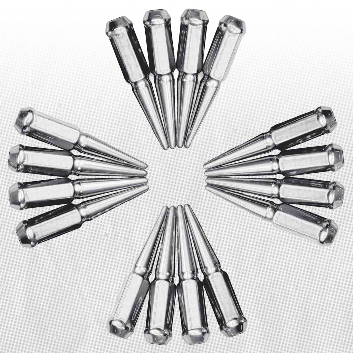 1/2 Inch Extended Spike Lug Nuts - 60 Degree Taper Seat