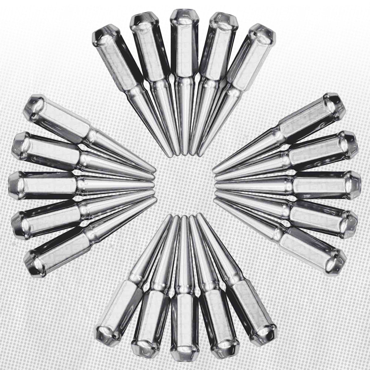 14x1.5mm Extended Spike Lug Nuts - 60 Degree Taper Seat