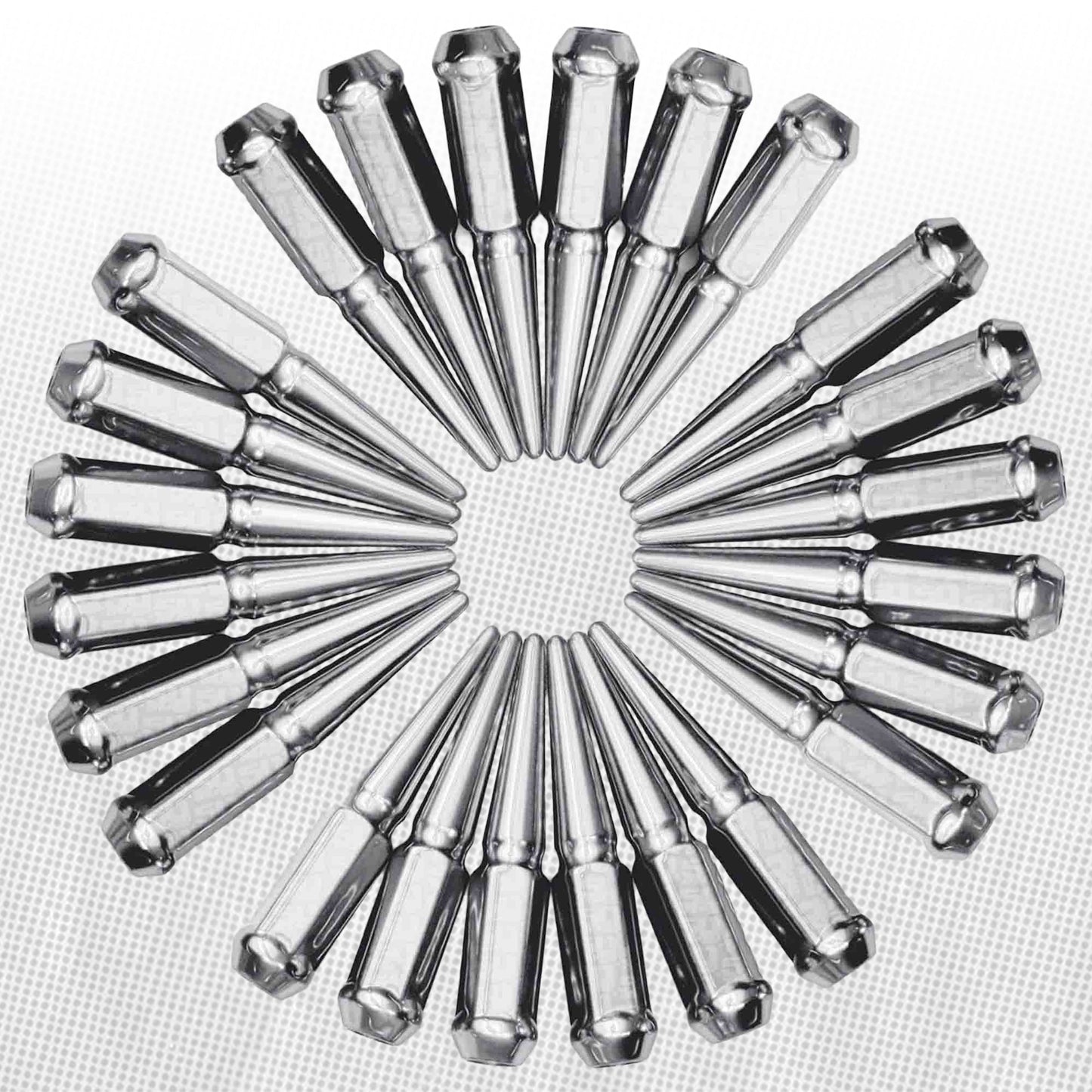 3/8-24 Extended Spike Lug Nuts - 60 Degree Taper Seat