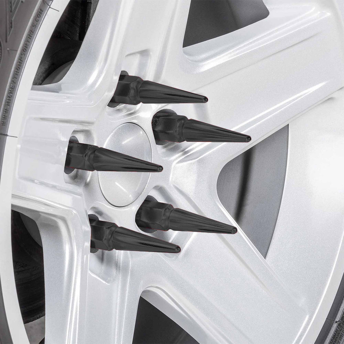1/2 Inch Extended Spike Lug Nuts - 60 Degree Taper Seat