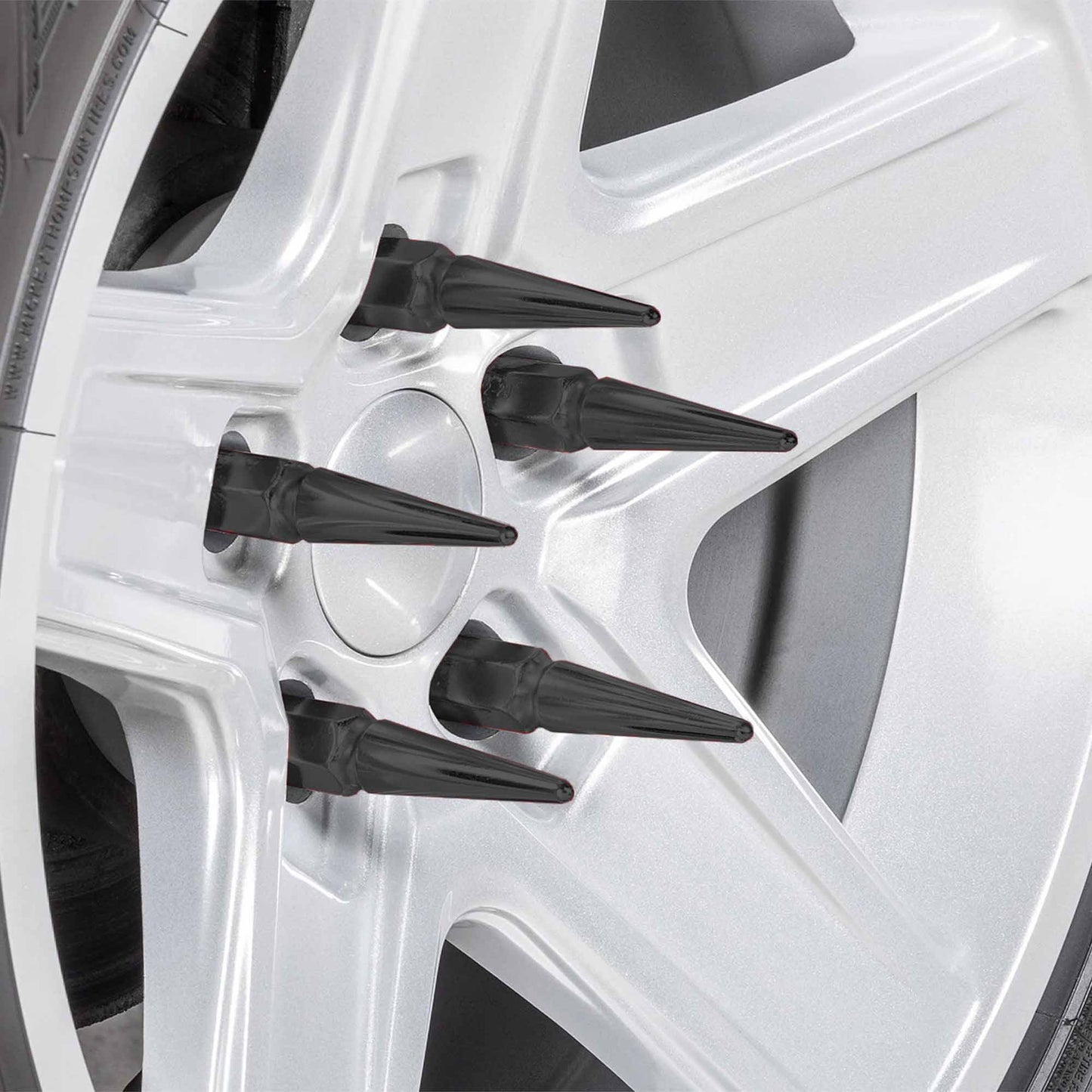 14x2.0mm Extended Spike Lug Nuts - 60 Degree Taper Seat