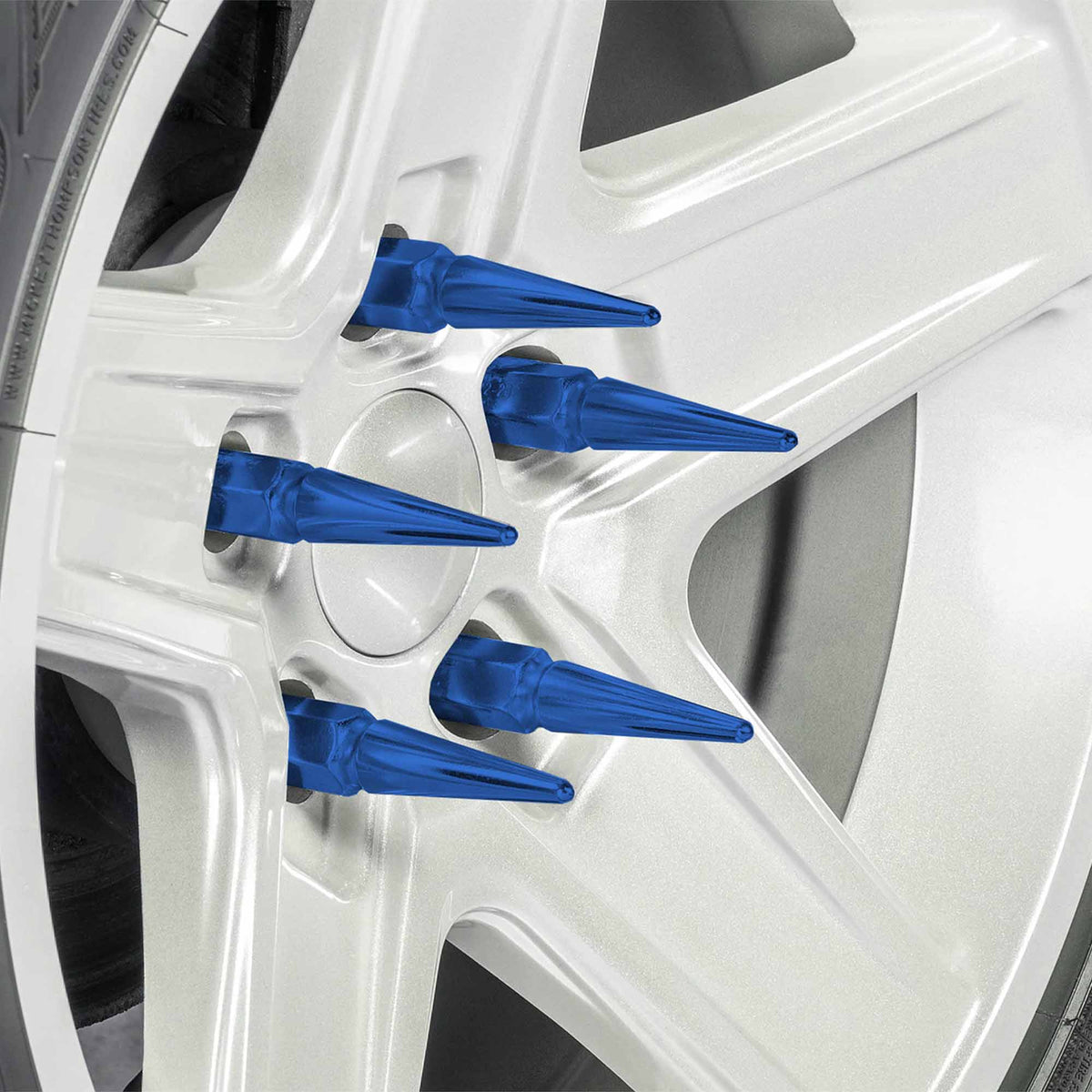 12x1.5mm Extended Spike Lug Nuts - 60 Degree Taper Seat