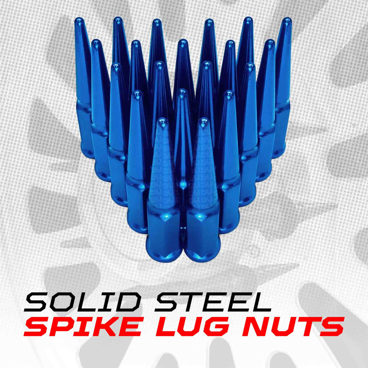 12x1.5mm Extended Spike Lug Nuts - 60 Degree Taper Seat