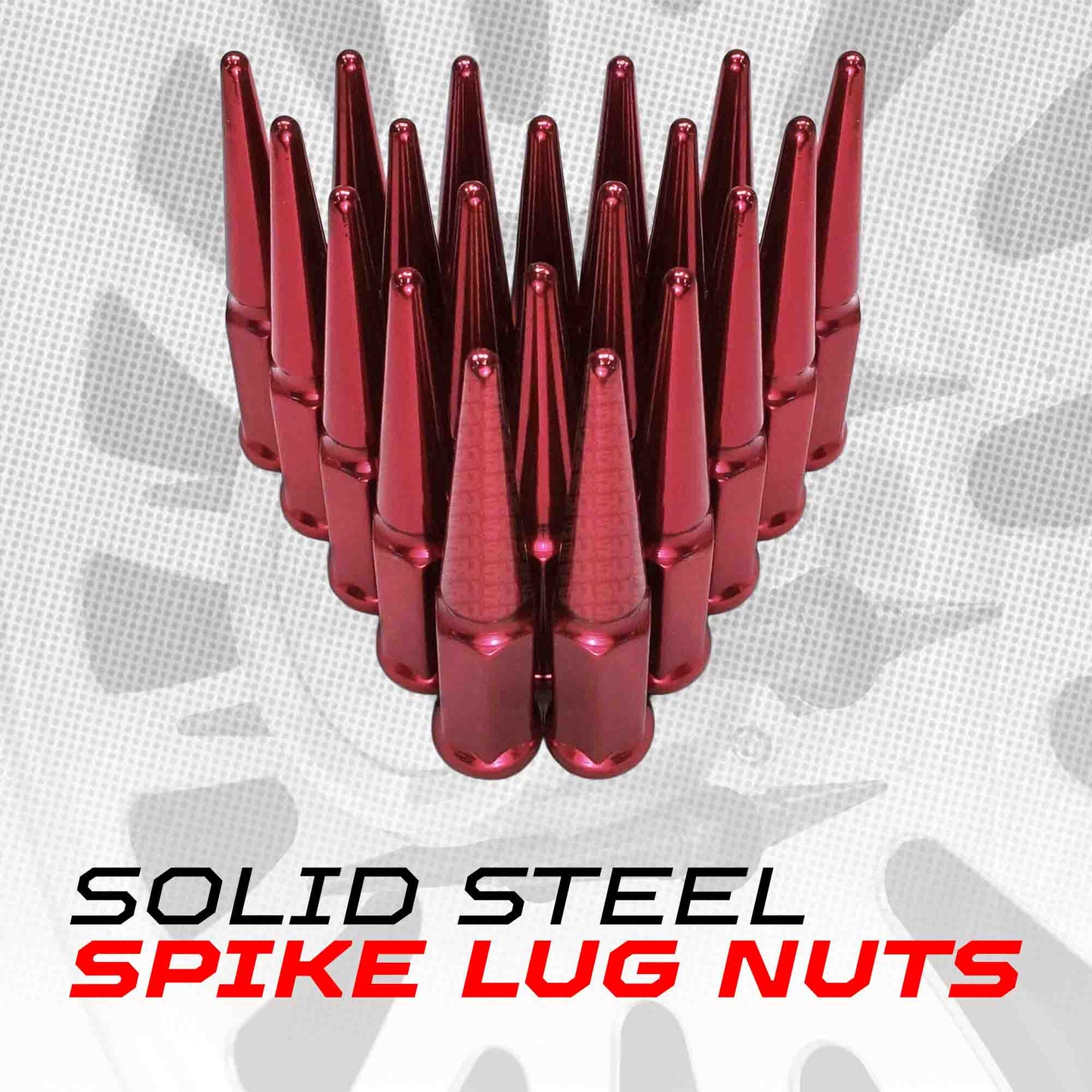 1/2 Inch Extended Spike Lug Nuts - 60 Degree Taper Seat