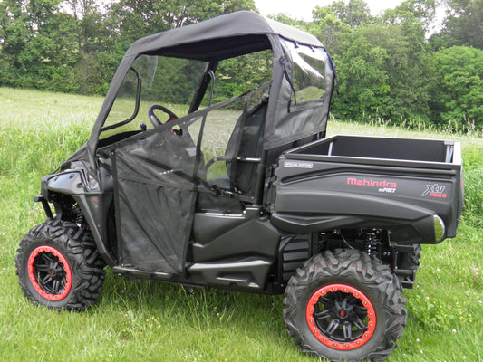 Mahindra 750/1000 - Vinyl Windshield/Top/Rear (MAHXTV-WTR-BLK) - 3 Star UTV