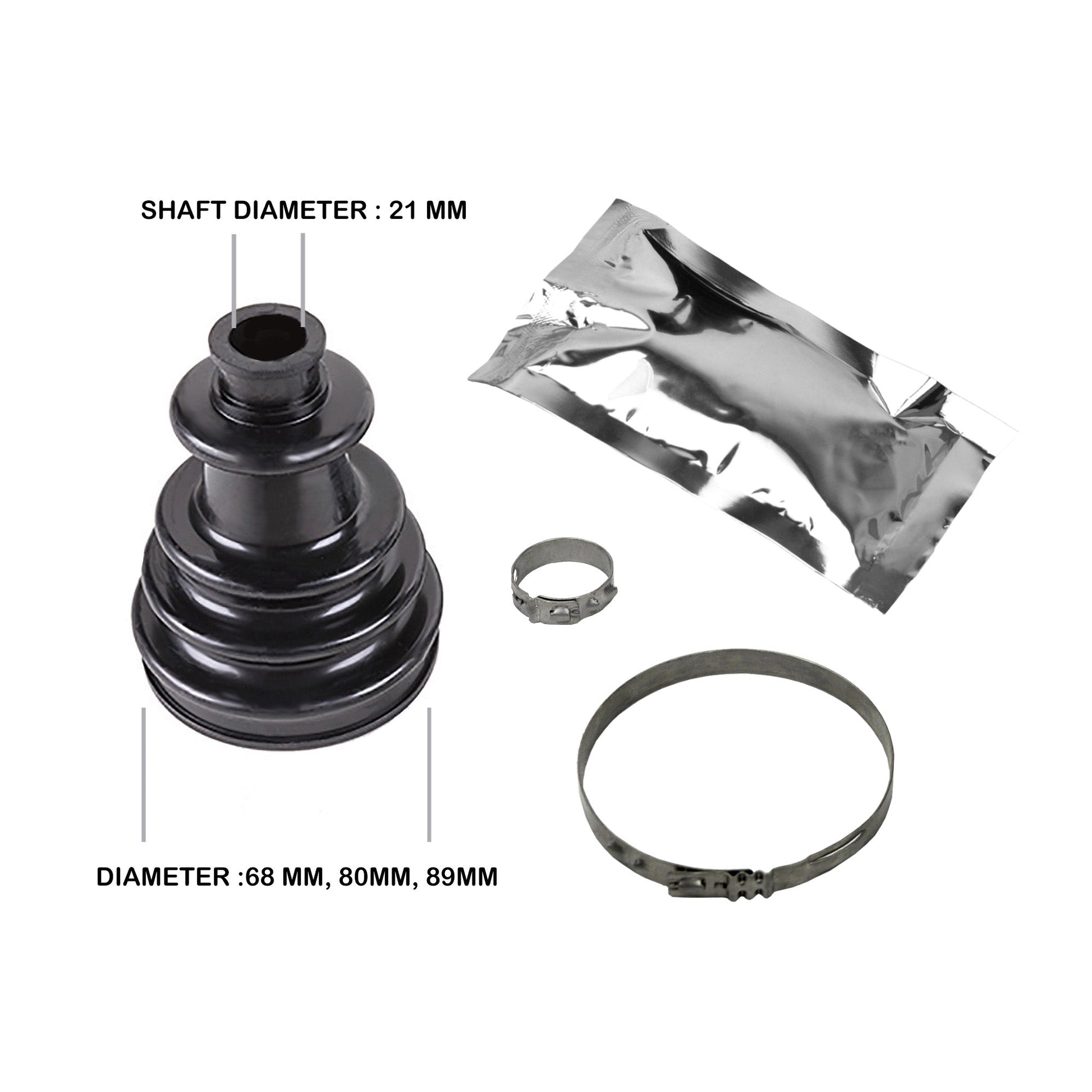 Demon Powersports Universal Application Boot kit for Inboard, Outboard Rugged Universal Boot Kit - Demon Powersports