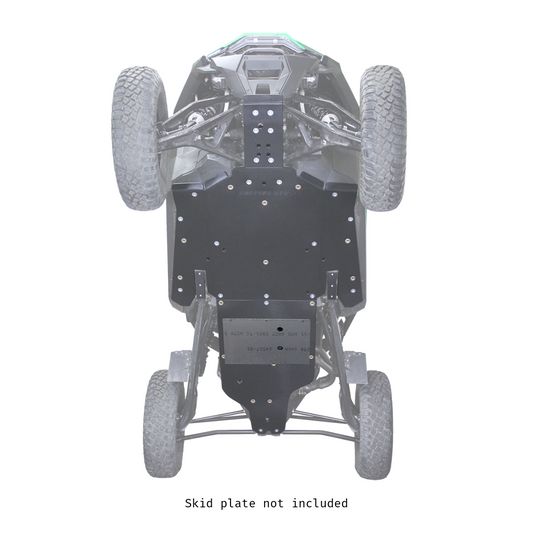 Factory UTV Polaris RZR Pro R X-Brace for UHMW Skid Plate - Factory UTV