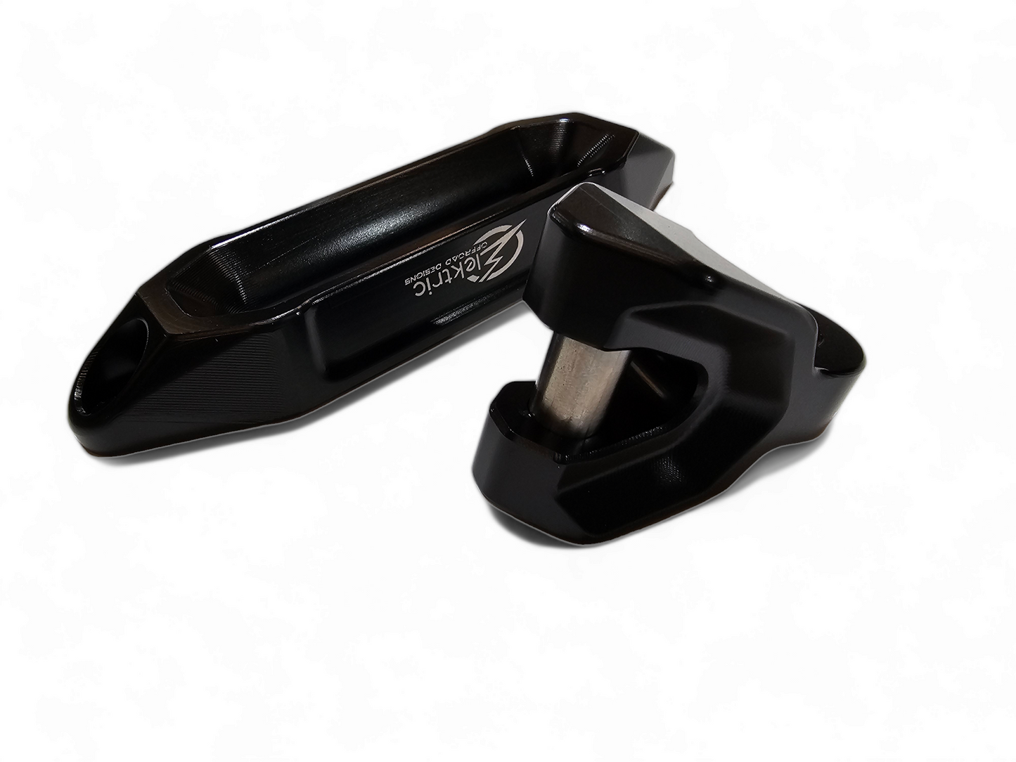 Elektric Offroad Designs UTV Winch Fairlead and Hook (Black) - WFL110001