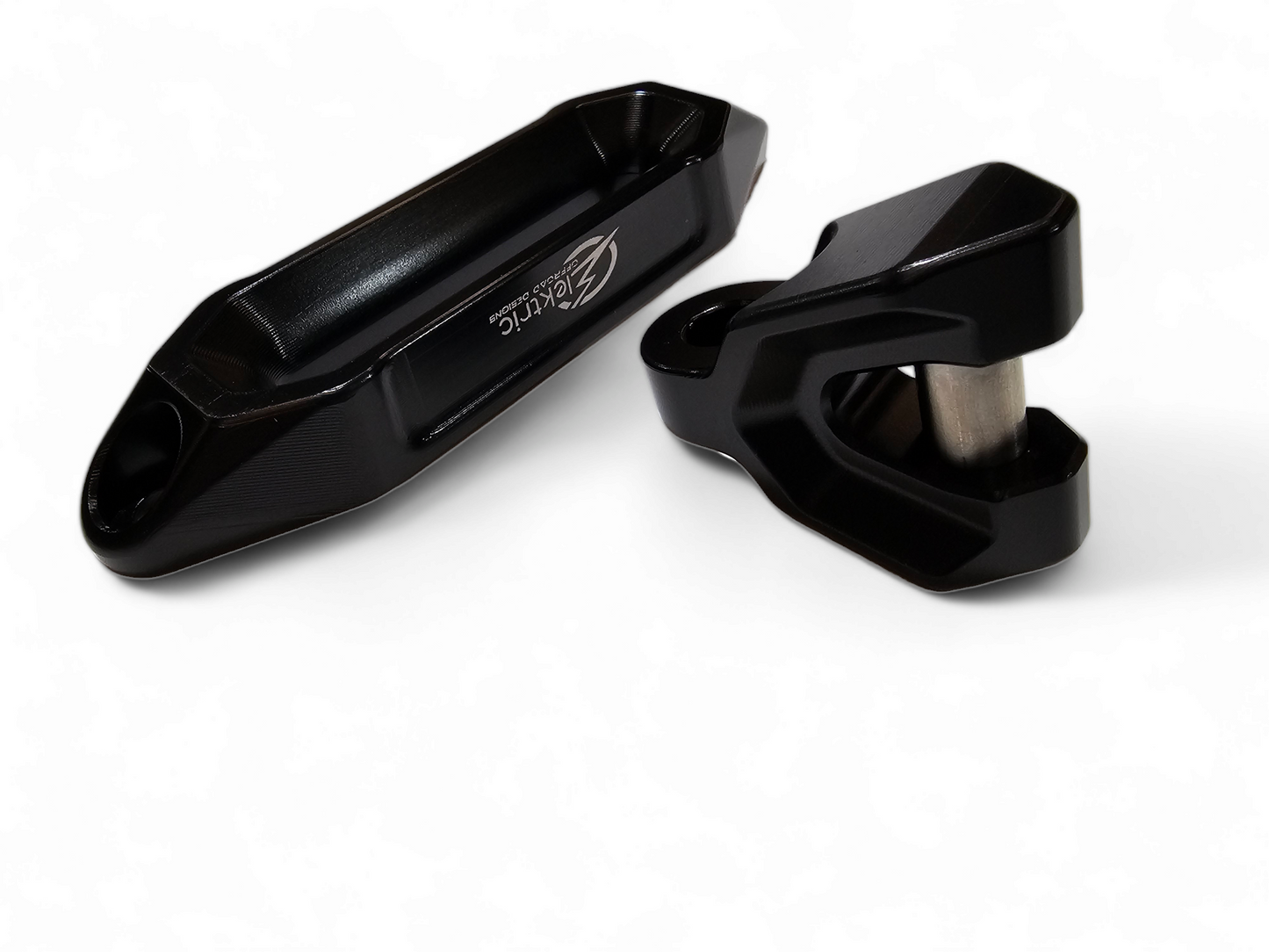 Elektric Offroad Designs UTV Winch Fairlead and Hook (Black) - WFL110001