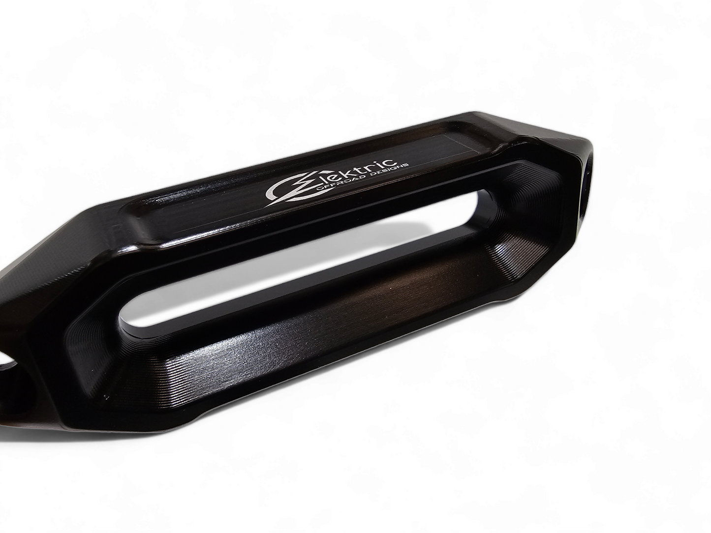 Elektric Offroad Designs UTV Winch Fairlead and Hook (Black) - WFL110001