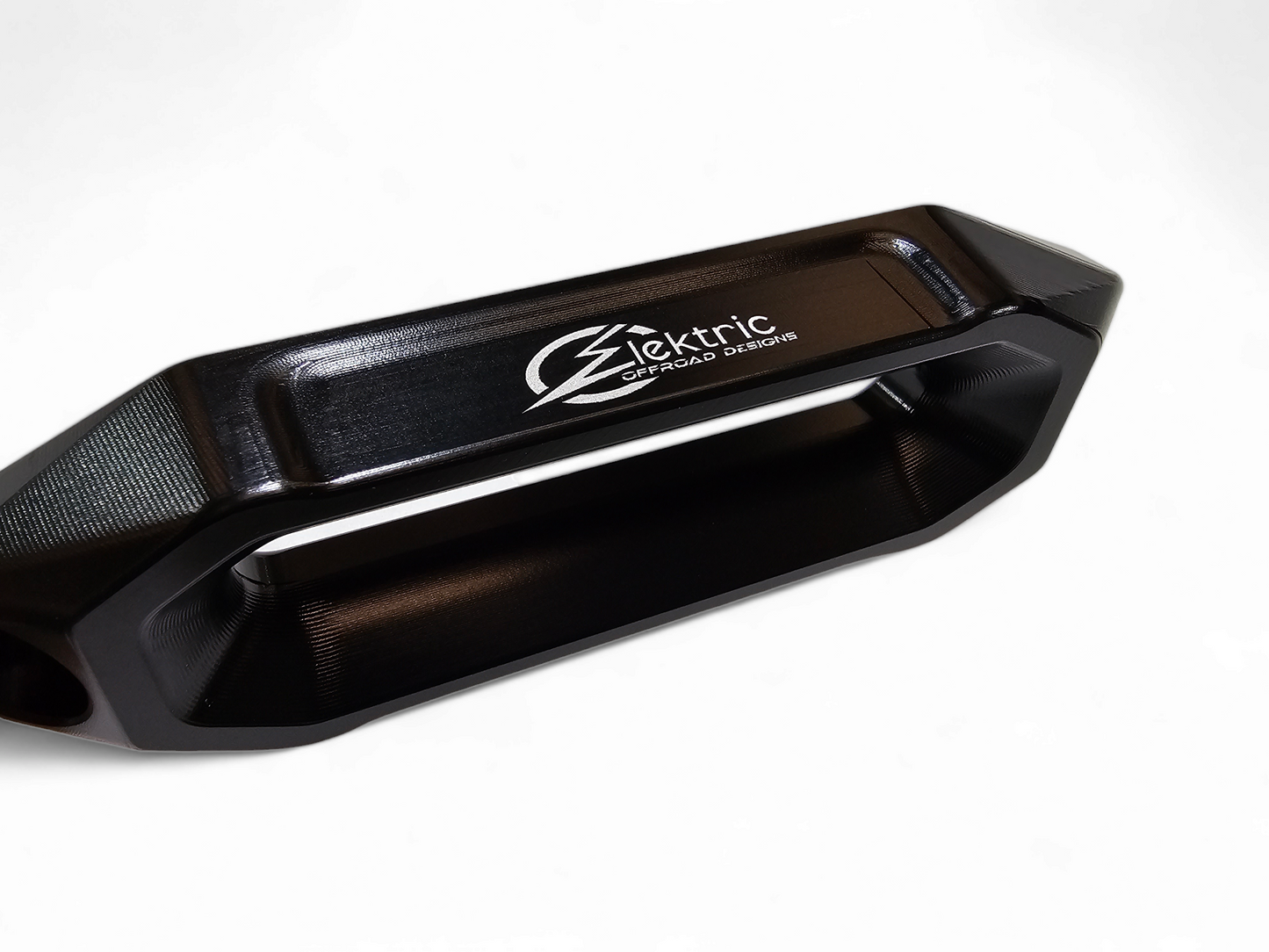 Elektric Offroad Designs UTV Winch Fairlead and Hook (Black) - WFL110001