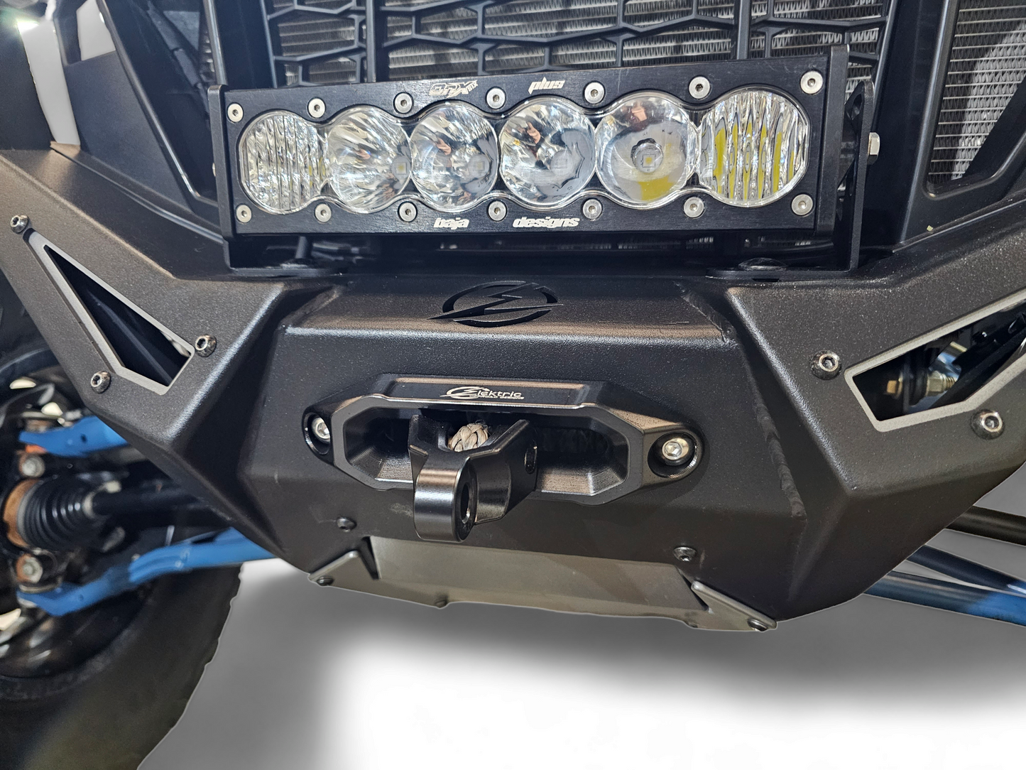 Elektric Offroad Designs UTV Winch Fairlead and Hook (Black) - WFL110001