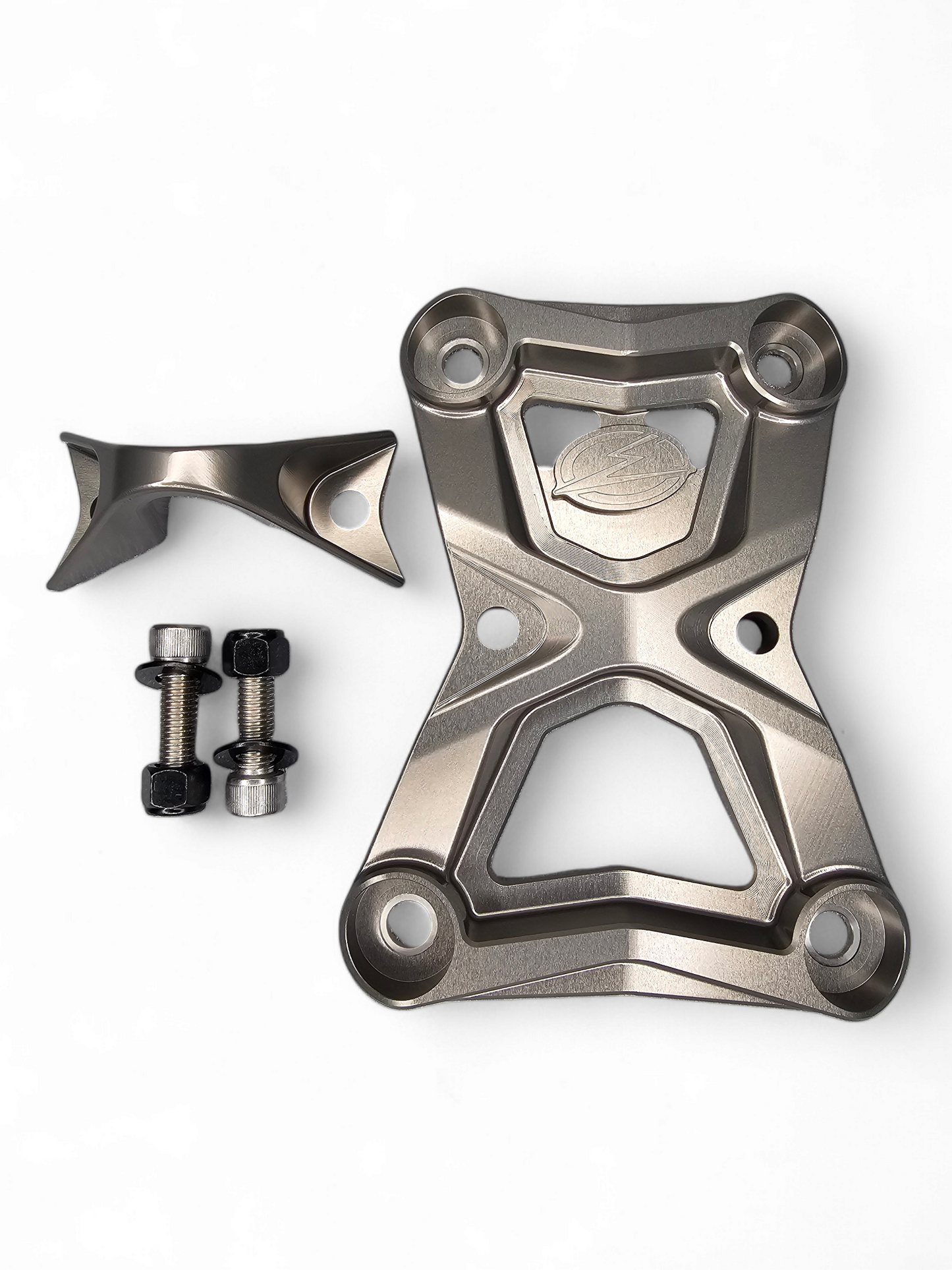 2022-2025 Polaris RZR Turbo R/Pro R EOD Radius Rod Plate with Tow Hook Gunmetal - RRP610022