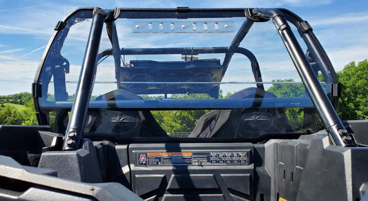 Polaris RZR 1000 - 1 Pc Lexan Back Panel w/Vent Option