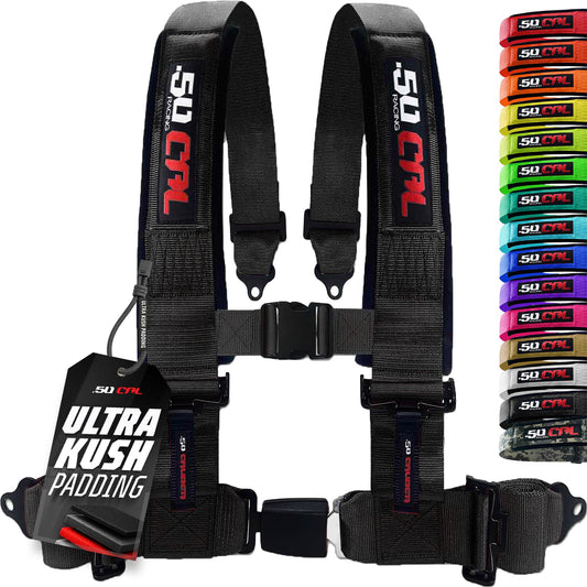 Pro Series 2" & 3" 4 point Harness with push button release