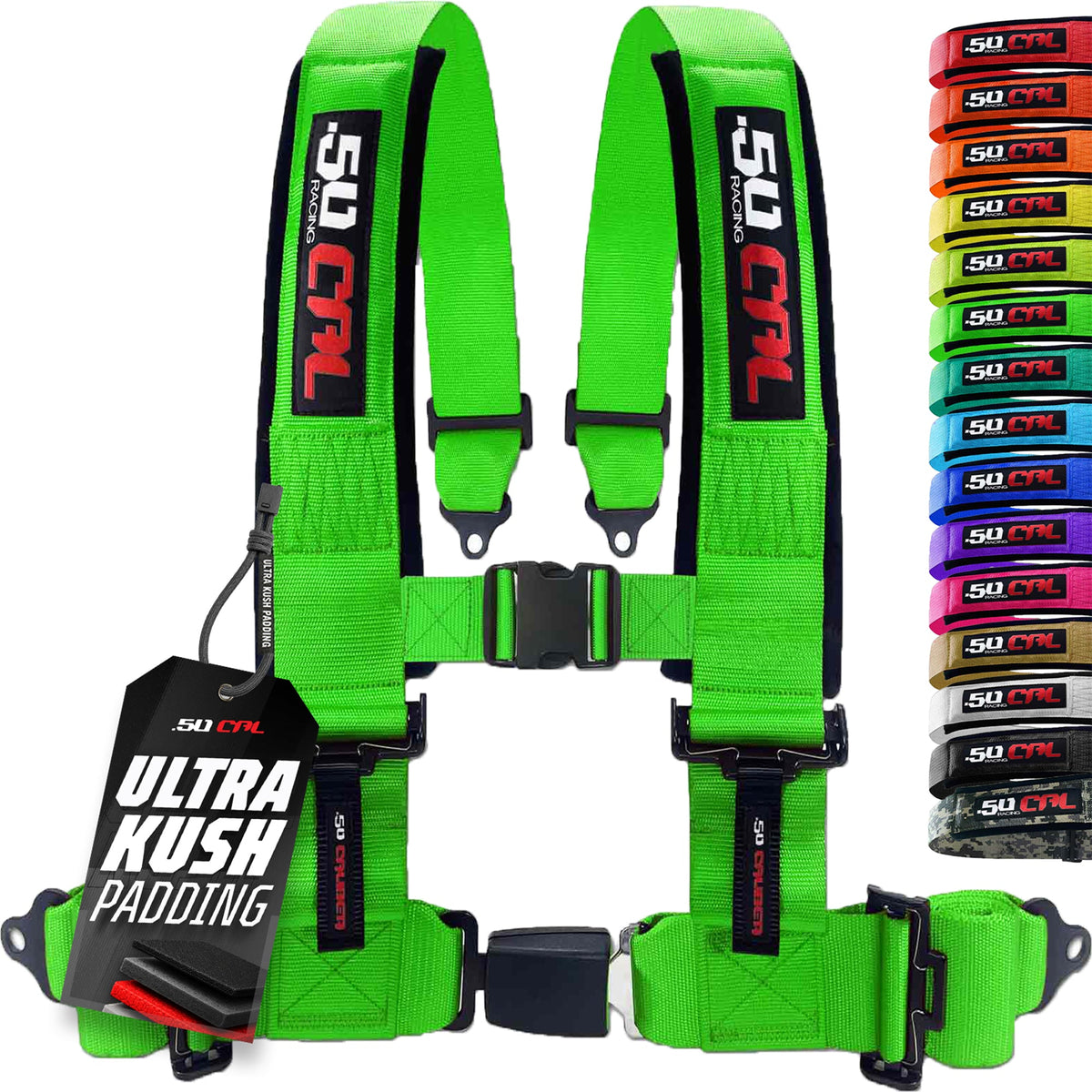 Pro Series 2" & 3" 4 point Harness with push button release