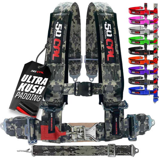 2" 5 point Pro Series Latch Harness 50 Caliber Racing Harness
