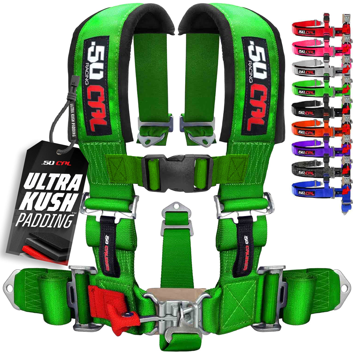 3" 5 point Pro Series Latch Harness 50 Caliber Racing Harness