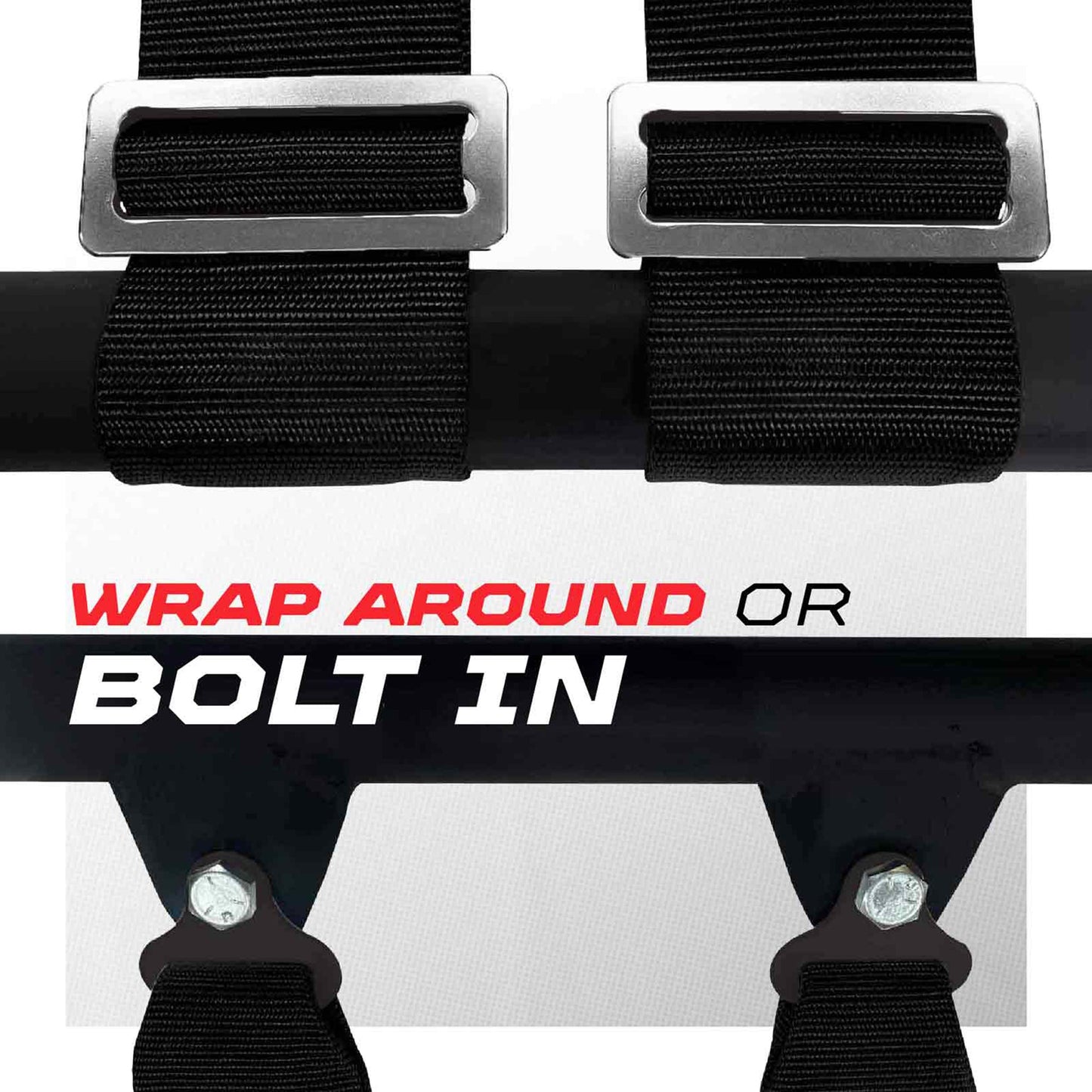Pro Series 3" 4 point Latch Harness 50 Caliber Racing