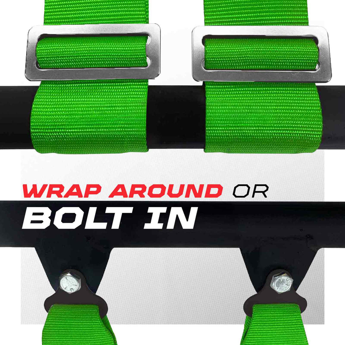 Pro Series 2" 4 point Latch Harness 50 Caliber Racing Harness