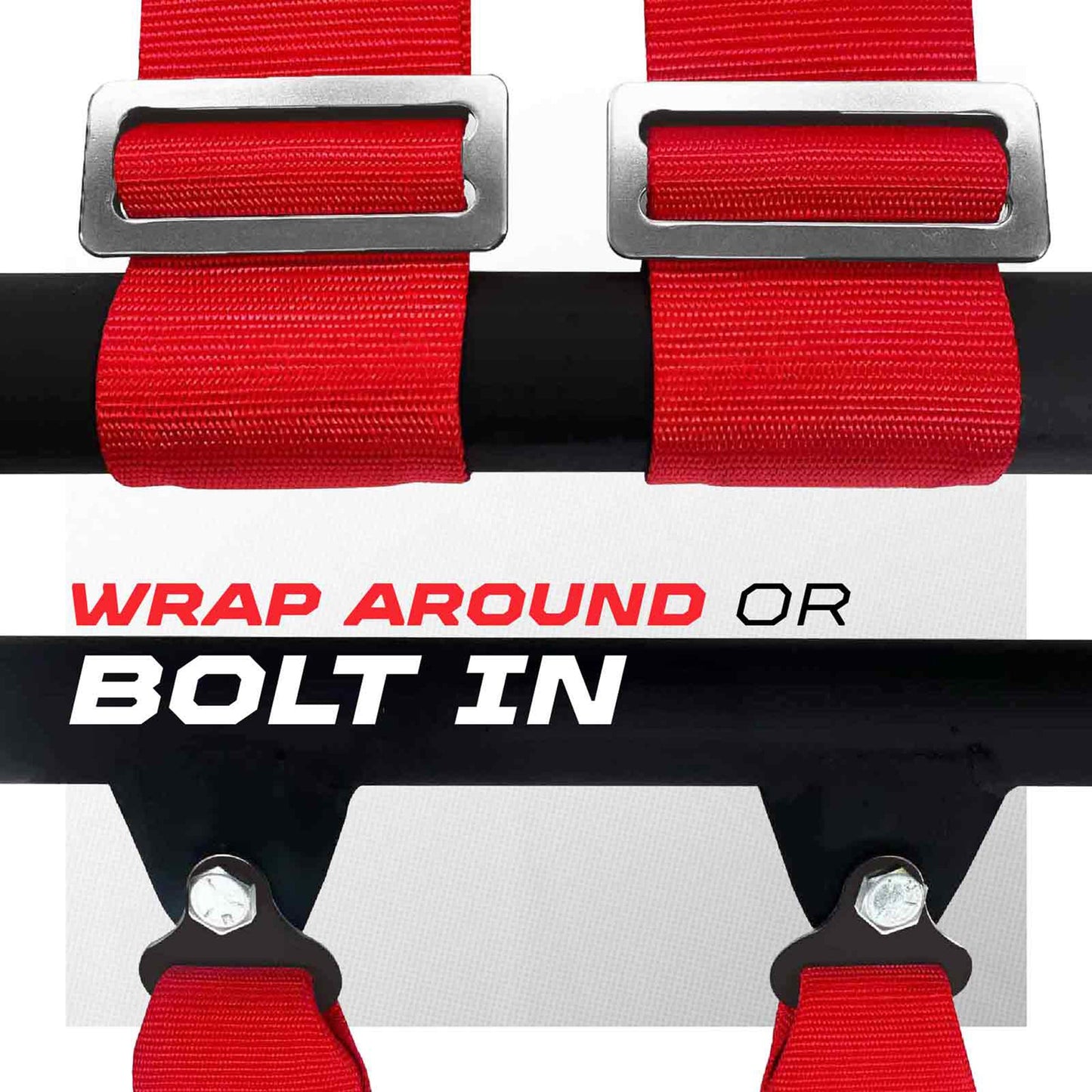Pro Series 3" 4 point Latch Harness 50 Caliber Racing