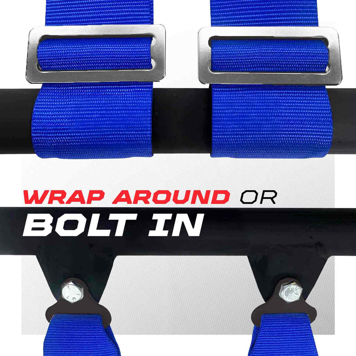 3" 5 point Pro Series Latch Harness 50 Caliber Racing Harness