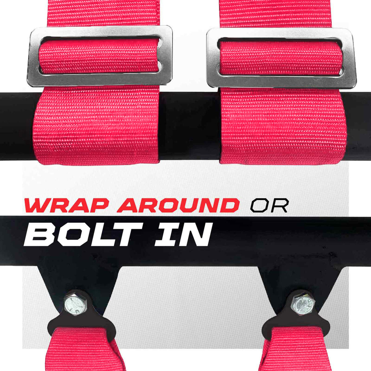 3" 5 point Pro Series Latch Harness 50 Caliber Racing Harness