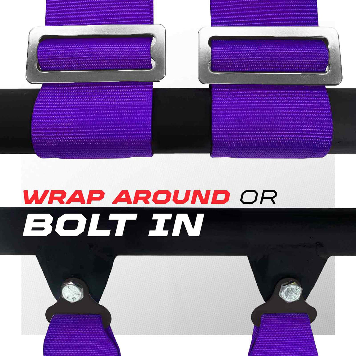 2" 5 point Pro Series Latch Harness 50 Caliber Racing Harness