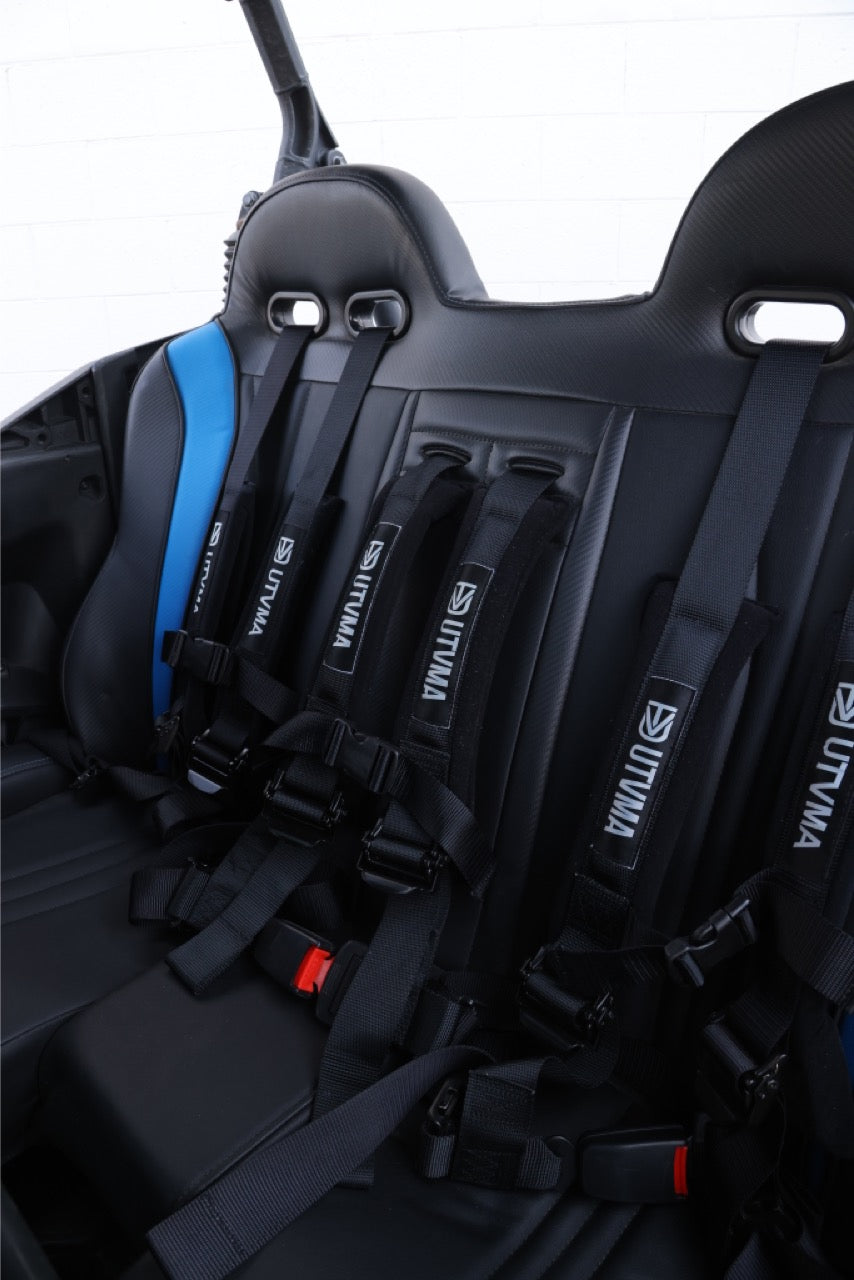Maverick Sport Max Rear Bench with Harnesses (2019+)