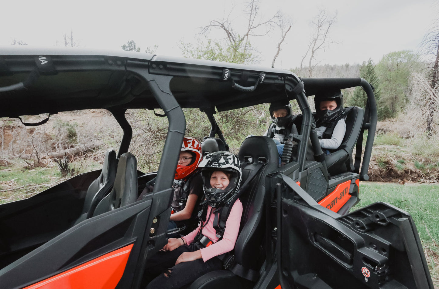 Maverick Sport Max Rear Bench and Roll Cage Kit (2020-2024)