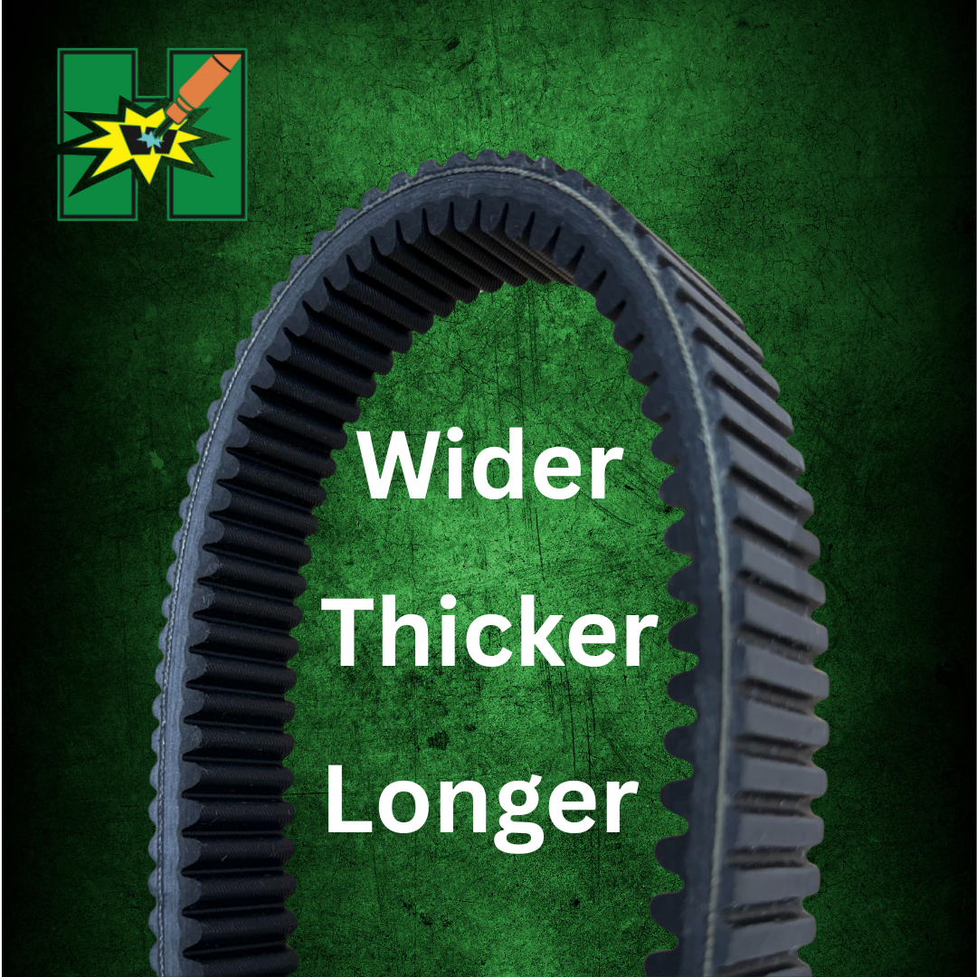 Hunterworks (Rocks & Mud) CVT Drive Belt for 2016-2026 Polaris RZR Turbo/RZR Pro/RZR Turbo R/RZR Turbo S