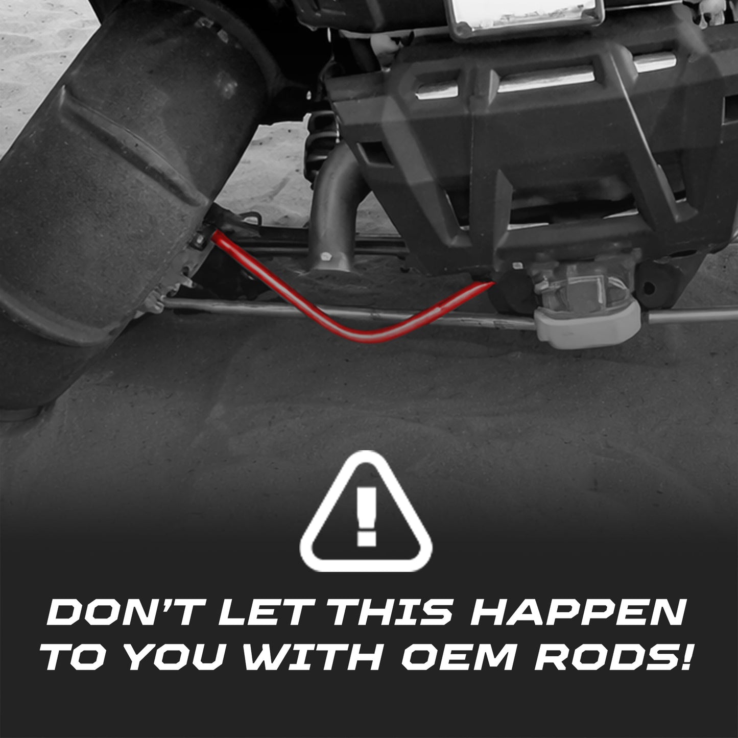 RZR Turbo S CNC Billet Radius Rods