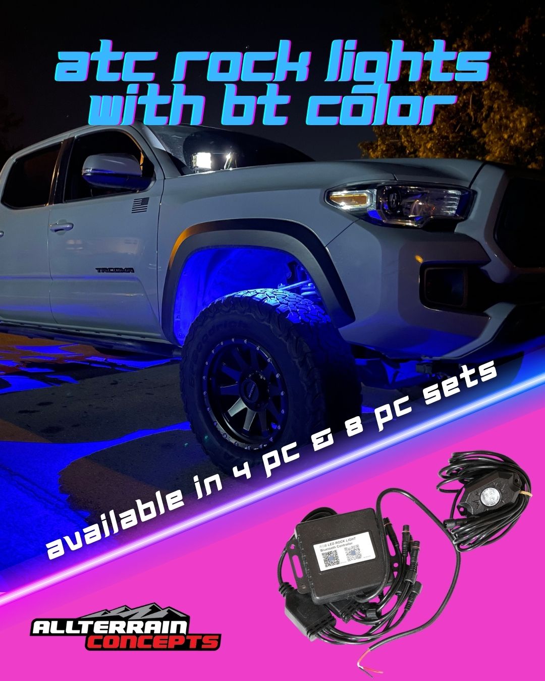 ATC Rock Lights w/ Bluetooth Color