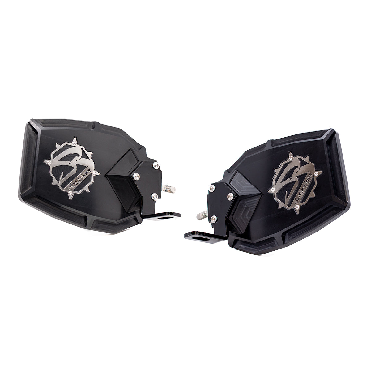 Sector Seven Stealth Navigator Mirrors w/ Light Brackets