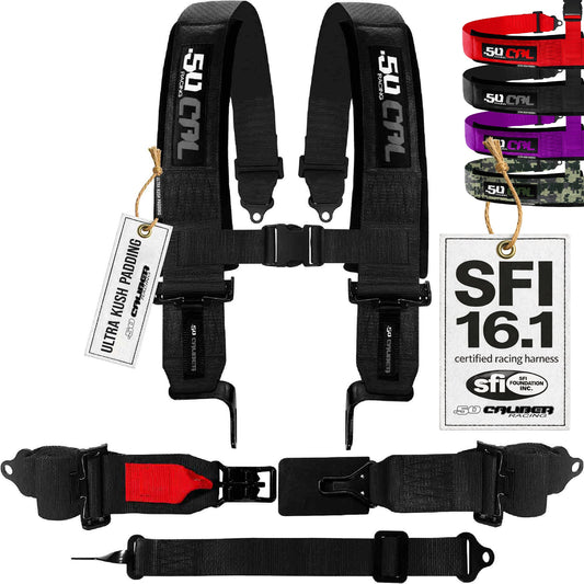 SFI Approved 2" and  3" 5 point Harness, Racing Harness